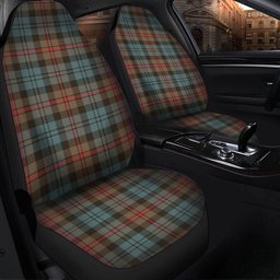 ScotsTee Shop Scottish MacKinlay Weathered Clan Crest Tartan Car Seat Covers