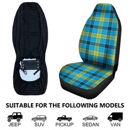 ScotsTee Shop Scottish Laing (Lang) Modern Clan Crest Tartan Car Seat Covers