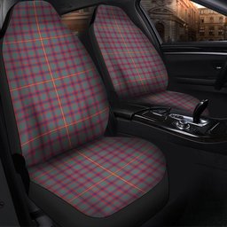 ScotsTee Shop Scottish Hall Weathered Clan Crest Tartan Car Seat Covers