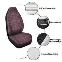 ScotsTee Shop Scottish Hall Weathered Clan Crest Tartan Car Seat Covers