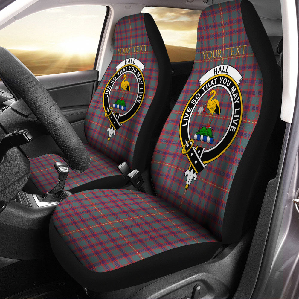 ScotsTee Shop Scottish Hall Weathered Clan Crest Tartan Car Seat Covers