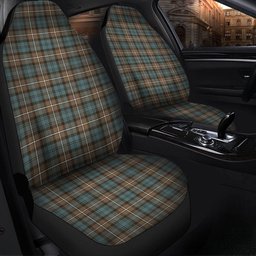 ScotsTee Shop Scottish Forbes Weathered Clan Crest Tartan Car Seat Covers