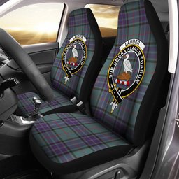 ScotsTee Shop Scottish Lauder Weathered Clan Crest Tartan Car Seat Covers
