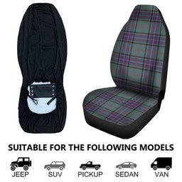 ScotsTee Shop Scottish Lauder Weathered Clan Crest Tartan Car Seat Covers
