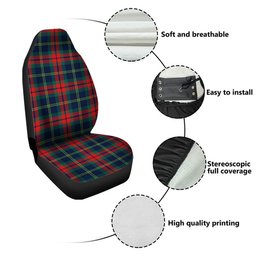 ScotsTee Shop Scottish Harvey Modern Clan Crest Tartan Car Seat Covers