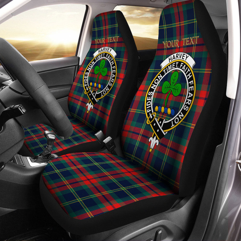 ScotsTee Shop Scottish Harvey Modern Clan Crest Tartan Car Seat Covers