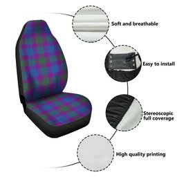 ScotsTee Shop Scottish Lang (Laing) Modern Clan Crest Tartan Car Seat Covers