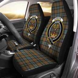 ScotsTee Shop Scottish Gordon Weathered Clan Crest Tartan Car Seat Covers