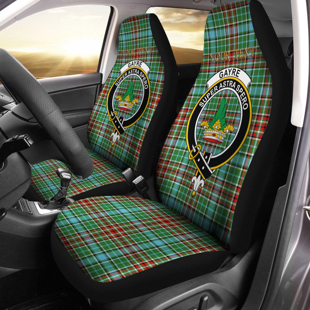 ScotsTee Shop Scottish Gayre Modern Clan Crest Tartan Car Seat Covers