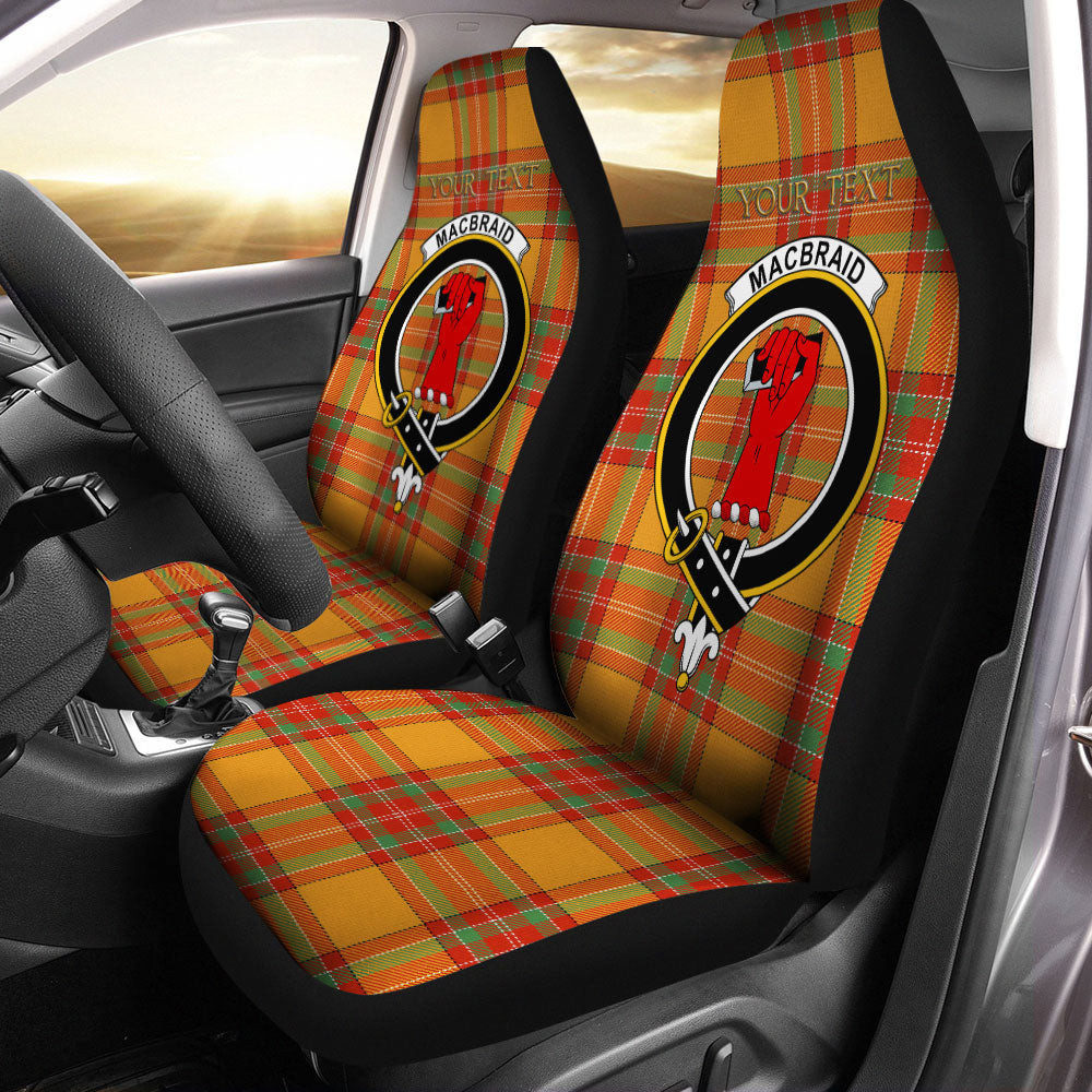 ScotsTee Shop Scottish MacBrair Ancient Clan Crest Tartan Car Seat Covers