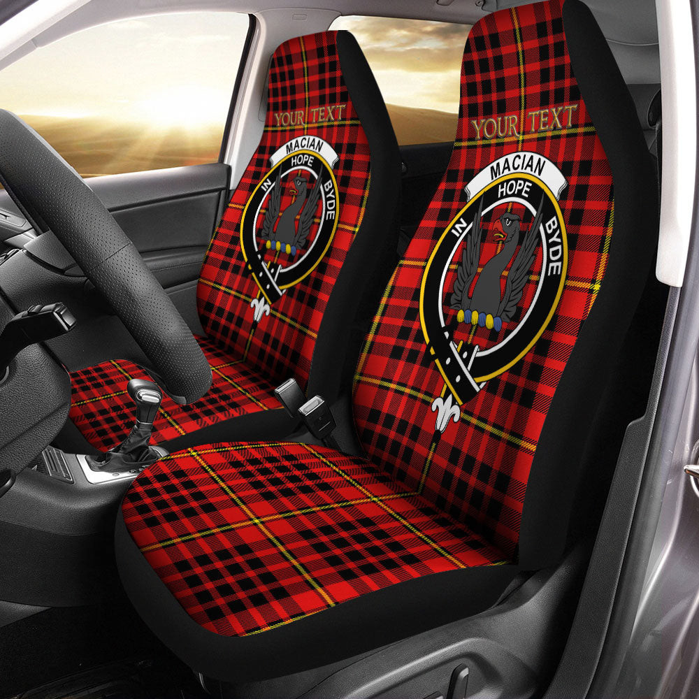 ScotsTee Shop Scottish MacIan Modern Clan Crest Tartan Car Seat Covers