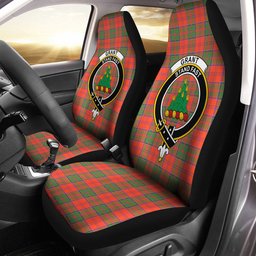 ScotsTee Shop Scottish Grant Ancient Clan Crest Tartan Car Seat Covers