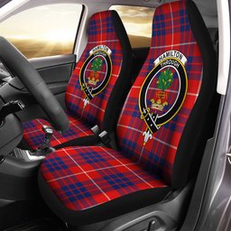 ScotsTee Shop Scottish Hamilton Modern Clan Crest Tartan Car Seat Covers