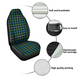 ScotsTee Shop Scottish Gammell Ancient Clan Crest Tartan Car Seat Covers