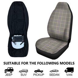 ScotsTee Shop Scottish Halliday (Holliday) Weathered Clan Crest Tartan Car Seat Covers