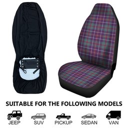 ScotsTee Shop Scottish MacHardy Weathered Clan Crest Tartan Car Seat Covers