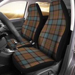 ScotsTee Shop Scottish MacLaren Weathered Clan Crest Tartan Car Seat Covers