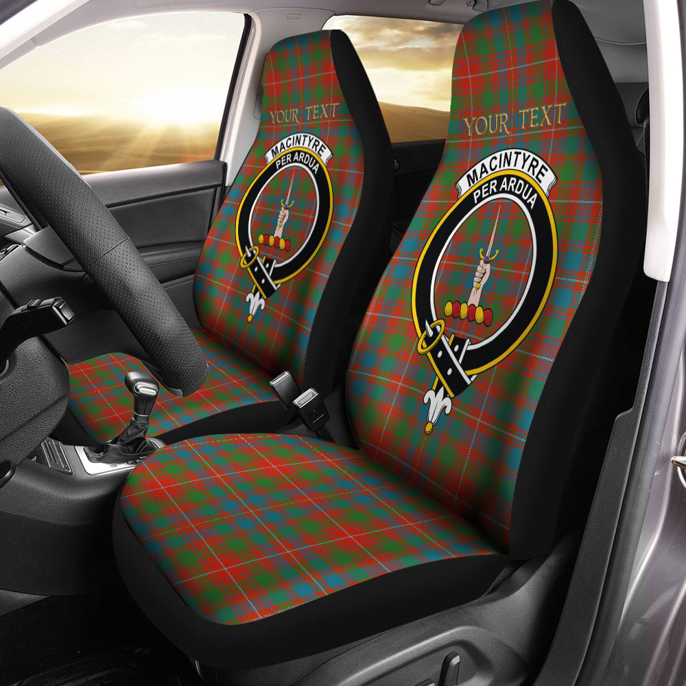 ScotsTee Shop Scottish MacIntyre Ancient Clan Crest Tartan Car Seat Covers