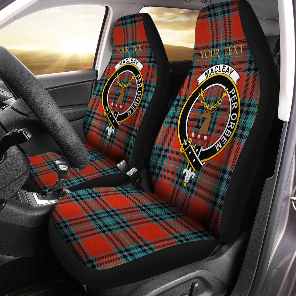 ScotsTee Shop Scottish MacLeay Ancient Clan Crest Tartan Car Seat Covers