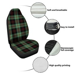 ScotsTee Shop Scottish MacDiarmid Modern Clan Crest Tartan Car Seat Covers