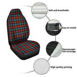 ScotsTee Shop Scottish MacLachlan Ancient Clan Crest Tartan Car Seat Covers
