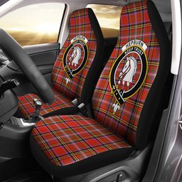 ScotsTee Shop Scottish Hepburn Ancient Clan Crest Tartan Car Seat Covers