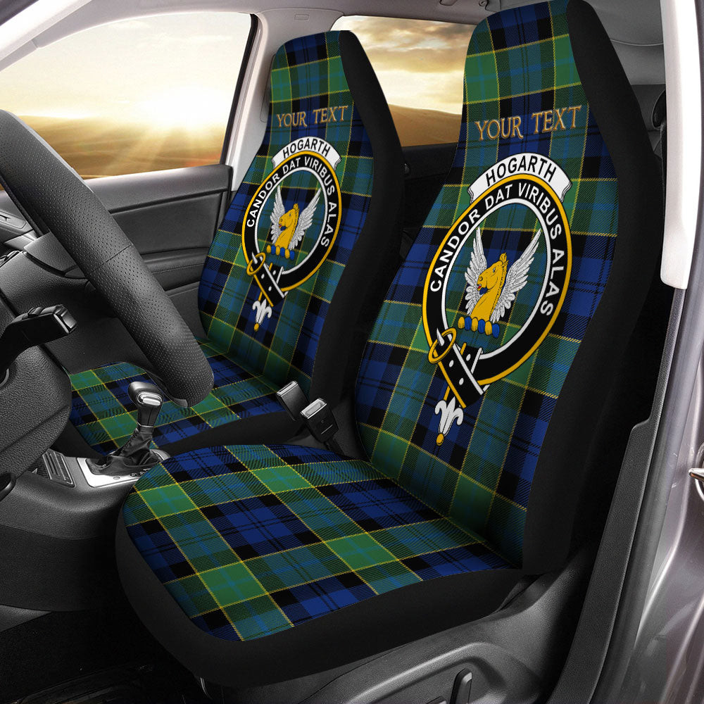 ScotsTee Shop Scottish Hogarth Modern Clan Crest Tartan Car Seat Covers