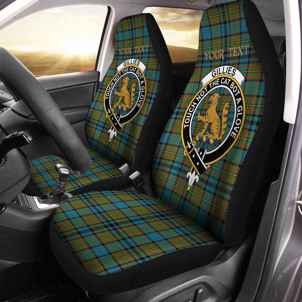 ScotsTee Shop Scottish Gillies Ancient Clan Crest Tartan Car Seat Covers