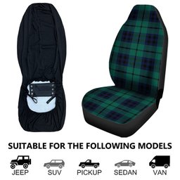 ScotsTee Shop Scottish Keith (Marshall) Modern Clan Crest Tartan Car Seat Covers