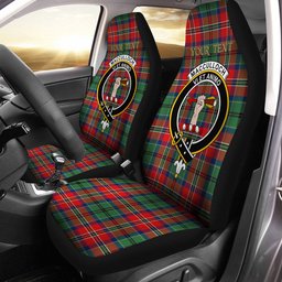 ScotsTee Shop Scottish MacCulloch Modern Clan Crest Tartan Car Seat Covers