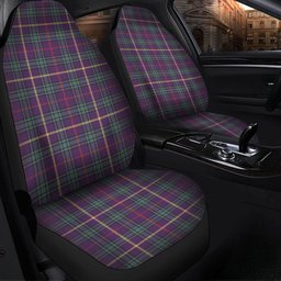 ScotsTee Shop Scottish MacAinsh Weathered Clan Crest Tartan Car Seat Covers