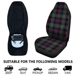 ScotsTee Shop Scottish MacDonald (Donald) Modern Clan Crest Tartan Car Seat Covers