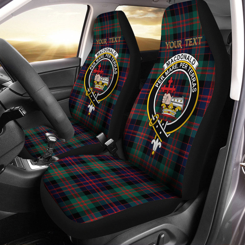 ScotsTee Shop Scottish MacDonald (Donald) Modern Clan Crest Tartan Car Seat Covers