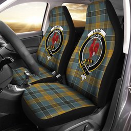 ScotsTee Shop Scottish Laing (Lang) Weathered Clan Crest Tartan Car Seat Covers