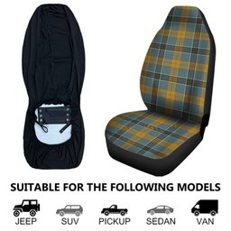 ScotsTee Shop Scottish Laing (Lang) Weathered Clan Crest Tartan Car Seat Covers