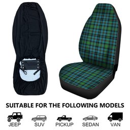 ScotsTee Shop Scottish Hope Vere Ancient Clan Crest Tartan Car Seat Covers