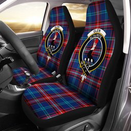 ScotsTee Shop Scottish Glenn Modern Clan Crest Tartan Car Seat Covers