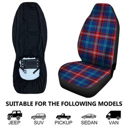 ScotsTee Shop Scottish Glenn Modern Clan Crest Tartan Car Seat Covers