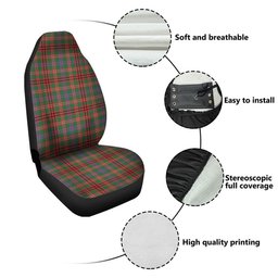 ScotsTee Shop Scottish MacCall Ancient Clan Crest Tartan Car Seat Covers
