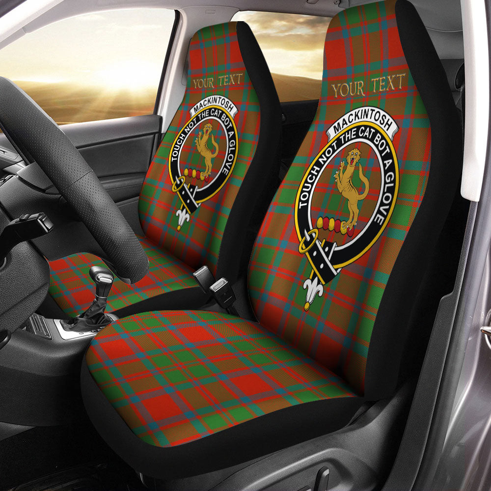ScotsTee Shop Scottish MacKintosh Ancient Clan Crest Tartan Car Seat Covers