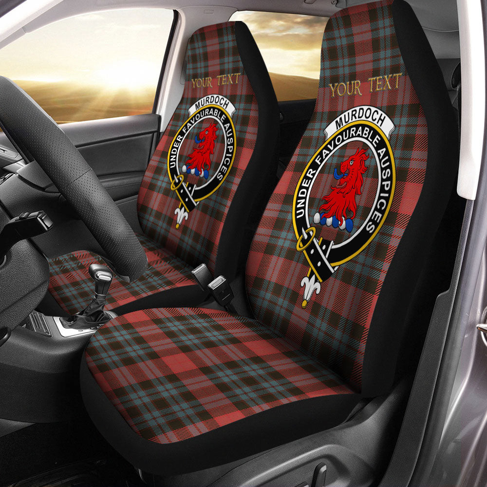 ScotsTee Shop Scottish Murdoch Weathered Clan Crest Tartan Car Seat Covers