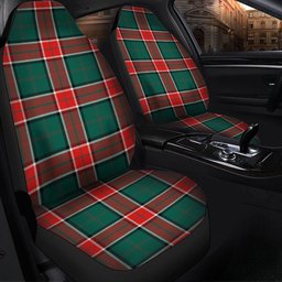 ScotsTee Shop Scottish Pollock Modern Clan Crest Tartan Car Seat Covers