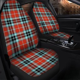 ScotsTee Shop Scottish MacTavish Weathered Clan Crest Tartan Car Seat Covers