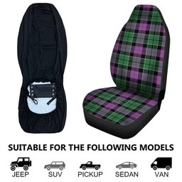 ScotsTee Shop Scottish Lennie Ancient Clan Crest Tartan Car Seat Covers