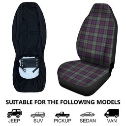 ScotsTee Shop Scottish MacEwan Weathered Clan Crest Tartan Car Seat Covers