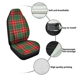 ScotsTee Shop Scottish MacWhirter Modern Clan Crest Tartan Car Seat Covers