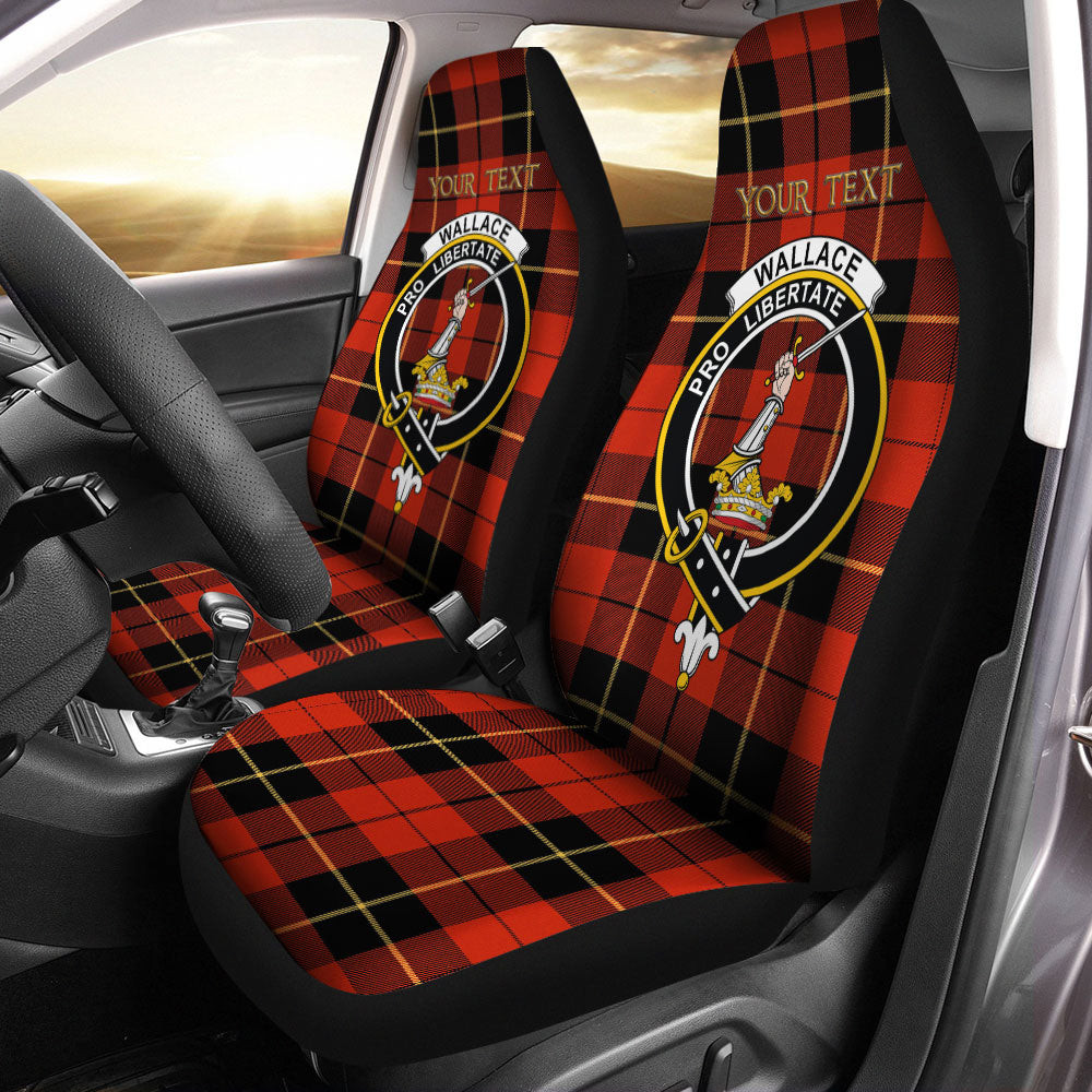 ScotsTee Shop Scottish Wallace (Wallas) Ancient Clan Crest Tartan Car Seat Covers