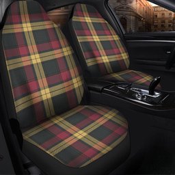 ScotsTee Shop Scottish MacMillan Weathered Clan Crest Tartan Car Seat Covers