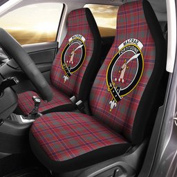 ScotsTee Shop Scottish MacRae Weathered Clan Crest Tartan Car Seat Covers