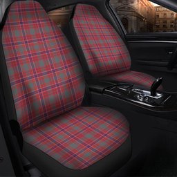 ScotsTee Shop Scottish MacRae Weathered Clan Crest Tartan Car Seat Covers